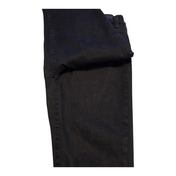 Blank NYC Jeans Womens 28 Black Intro Skinny Distressed Raw Hem Grunge Chic Y2K - Picture 7 of 13